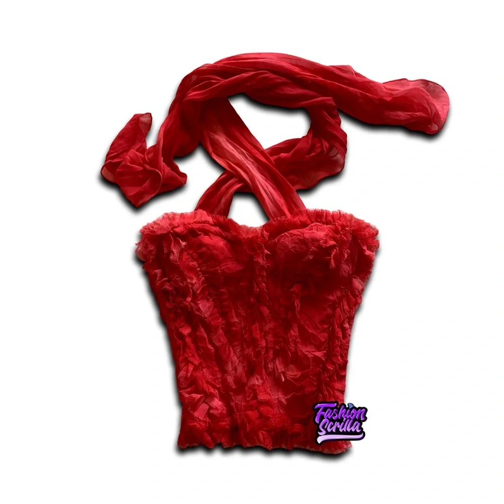 Vintage Y2K Alberto Makali 100% Silk Bustier Archive Couture Corset Lingerie Top - Picture 3 of 16